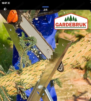 GARDEBRUK Sägebock Holzsägebock Sägehilfe klappbar 150kg stabil Holzbock Sägegestell Kettensägebock  Bild 3