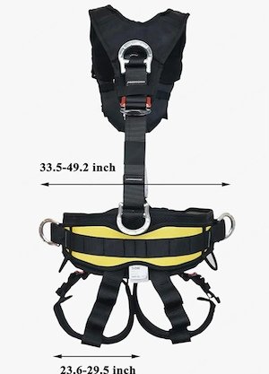 SOB Klettergurt Sicherheitsgurt Entlastung Klettergurte für Operationen mit Hoher Höhe Bauarbeiter B Bild 4