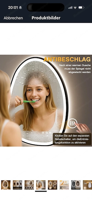 Spiegel beleuchtet Bild 3