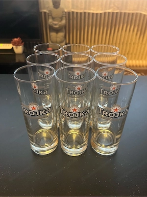 18-teiliges Bar-Set: Original SMIRNOFF & TROJKA Shotgläser   Stamper