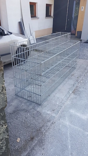 Hochbeet aus Doppelstabmatten (beweglich rollbar) Bild 2