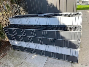 Hochbeet aus Doppelstabmatten (beweglich rollbar) Bild 4