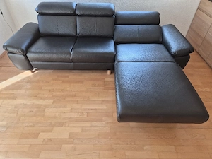 Hochwertige Sedda Echtleder Couch - Relaxfunktion elektrisch - Top Zustand Bild 5