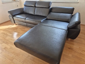 Hochwertige Sedda Echtleder Couch - Relaxfunktion elektrisch - Top Zustand Bild 6