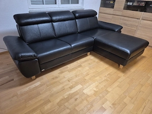 Hochwertige Sedda Echtleder Couch - Relaxfunktion elektrisch - Top Zustand Bild 3
