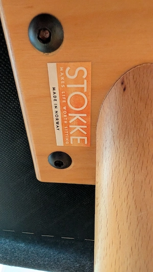 Original Stokke Variable Balans - ergonomischer Kniestuhl aus Holz Bild 2