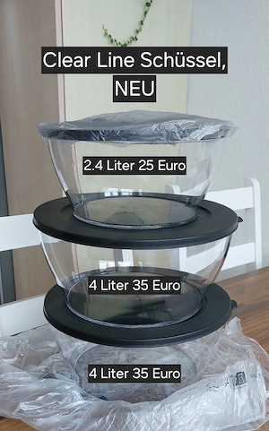 Clear Line Tupperware NEU