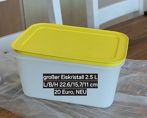 Eiskristall Tupperware NEU