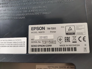 Epson TM-T20II POS Bondrucker, Belegdrucker Bild 4