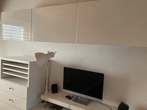 Diverse Ikea Büromöbel ohne Computer mit Drehstuhl zu verkaufen Bild 2