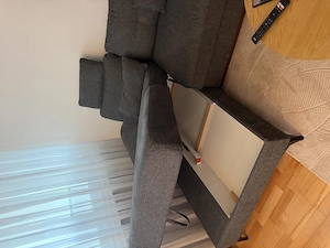Ecksofa (anthrazit) mit schlaffunktion Bild 2