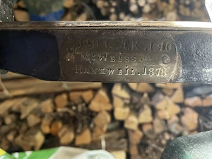 Waage antik ca. 1878  Bild 2