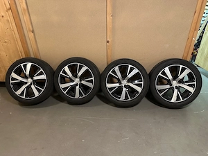 Alufelgen 17 Zoll mit Sommerreifen 205 55 R17 Bild 2