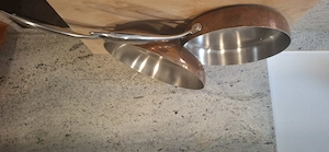 Kochset aus Kupfer  Bild 2