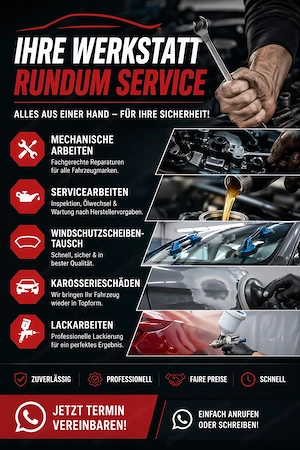 Inserat: KFZ-Reparaturen & Service