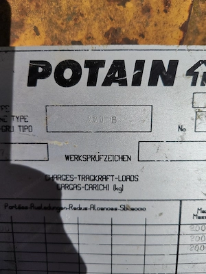 Baukran Kran Potain  Bild 5