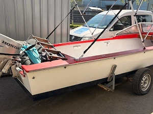 Gondel 6 PS Badeboot Fischerboot Motorboot Bild 2