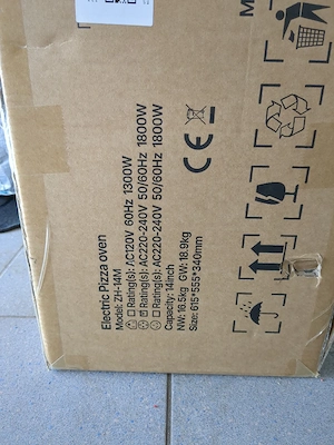 Pizza Ofen, neu original verpackt! Bild 2