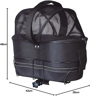 Fahrradkorb, Hund, Hundefahrradkorb, Fahrrad, Gepäckträger Bild 2