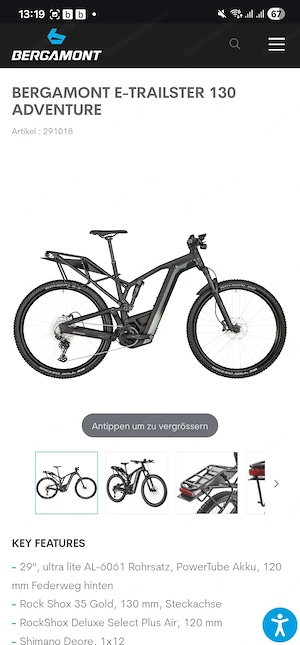 Bergamont e-trailster Adventure 130 Bild 3
