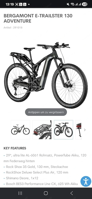 Bergamont e-trailster Adventure 130