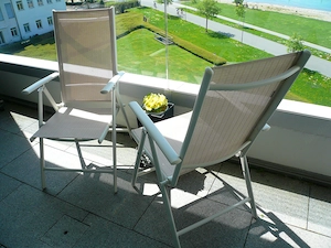 Brandneues Gartenstuhl-2er-Set  Weiß * Klassisches Design * Inkl. Rechnung! Bild 2