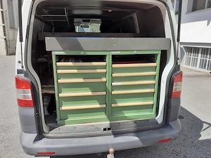 Volkswagen T5 Transporter Allrad, AHK, Klima, gültiges Pickerl, 8fach bereift VW Bus Bild 8