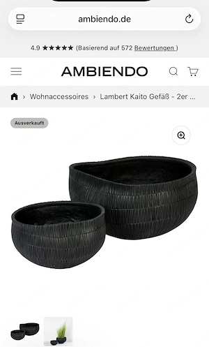Lambert Kaito Gefäß 2er Set Bild 4