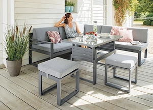 Gartenlounge 5 teilig Bild 2