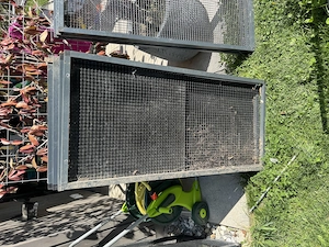 Stahlgitter mit Alurahmen