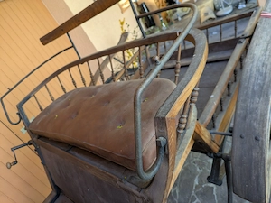 Offener Jagdwagen   Kutsche aus der Zeit um 1900 Bild 4