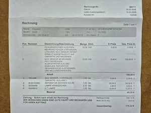 Peugeot 5008, Erstzulassung 2015, 7 Sitzplätze - DEFEKT! Bild 9