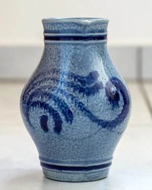 6 Glühweinbecher, 1 Krug, Mostbecher, Glühweinservice, Mostservice, Steingut Service, Becher   Bild 3