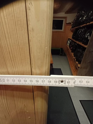 Verkaufe abgelaugten Kasten Schrank aus Omas Zeiten Bild 3