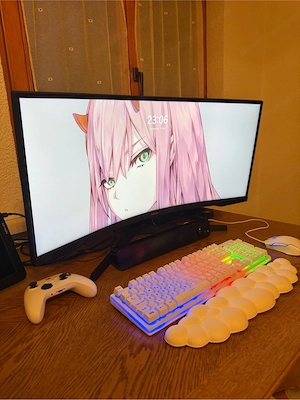 Samsung Odyssey G5 Curved Gaming Monitor (34 Zoll)   Top Zustand Bild 2