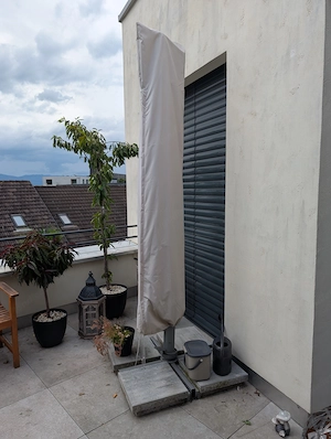 Verkaufe Suncomfort Sonnenschirm 3 x 3 m Bild 2