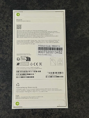 Iphone 17e 256GB Schwarz Bild 2