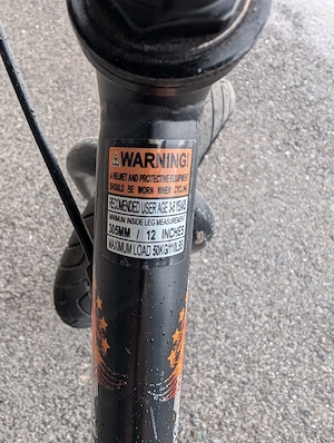 Laufrad in schwarz  Bild 5