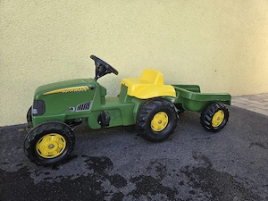 John Deere Traktor mit Anhänger Bild 2