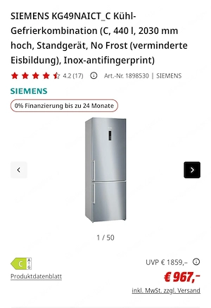 Siemens Kühlschrank Bild 4