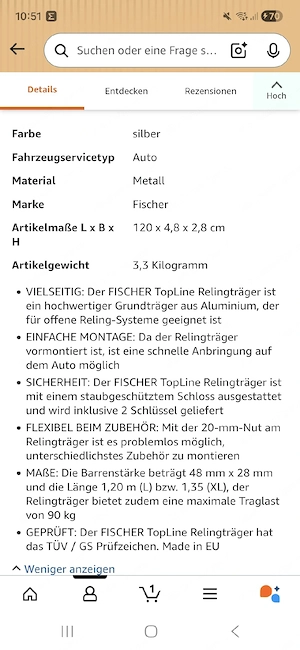 Fahrrad Träger und Relingträger Bild 4