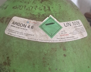 Argonflasche Bild 2