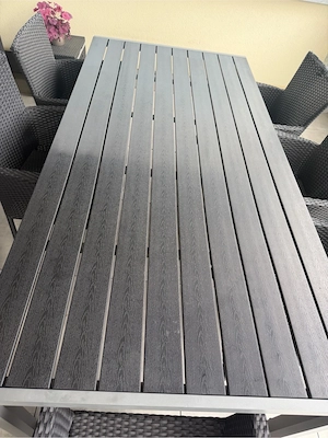 Gartentisch mit 6 Stühlen ink. Kissen Bild 8