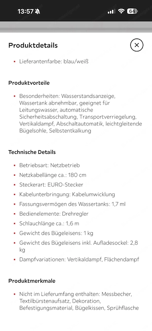 braun bügelstation wie neu  Bild 3