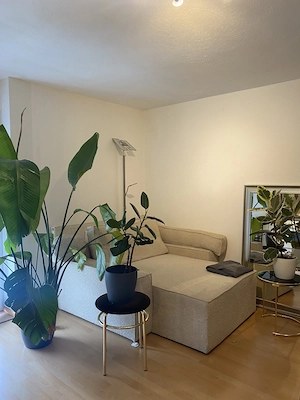 Chaiselongue aus Bouclé Bild 3