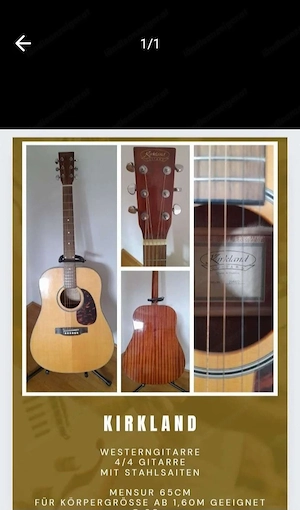 Gitarre kirkland 