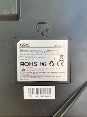 Yaber Beamer   Projector Bild 4