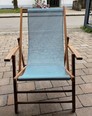 2 Jan Kurtz Deckchair - Teakholz Liegestuhl, klappbar Bild 2