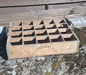 Antike Bierkiste Holz