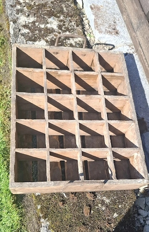 Antike Bierkiste Holz Bild 3